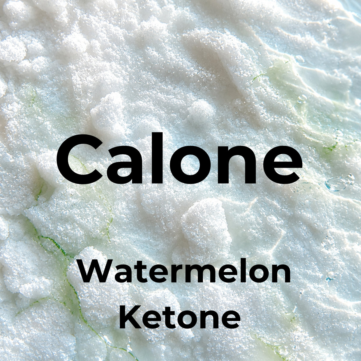 Calone (Watermelon Ketone) – salzig-marine, fruchtig-melonenartige Duftstoffmolekül, Flasche mit Rohstoff